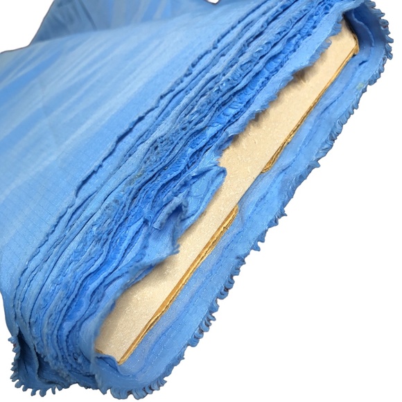 Lightweight Blue Grid Polyester Multi-Purpose Fabric 10 1/2 Yards by 59" wide - Picture 6 of 15